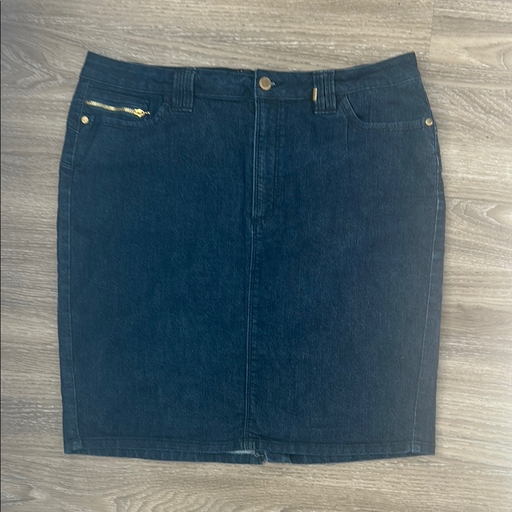 Max jeans  Denim Pencil Skirt /14" #A04